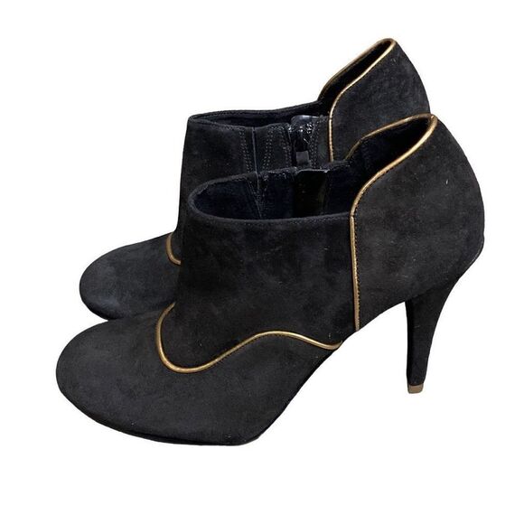Rockport Black Suede Presia Bootie Size 8 NEW - Picture 1 of 10